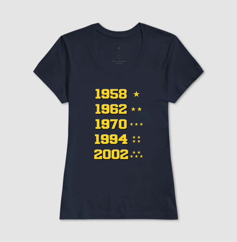 Camiseta Tradicional Títulos