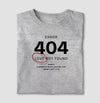 Camiseta tradicional Error 404 - Love not found