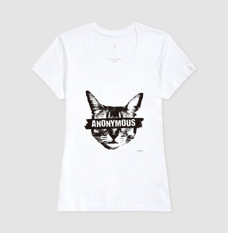 Camiseta tradicional Anonymous Cat