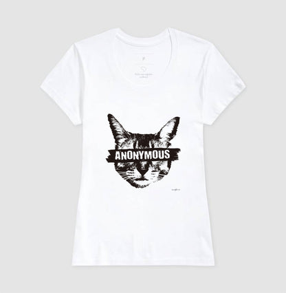 Camiseta tradicional Anonymous Cat