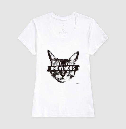 Camiseta tradicional Anonymous Cat