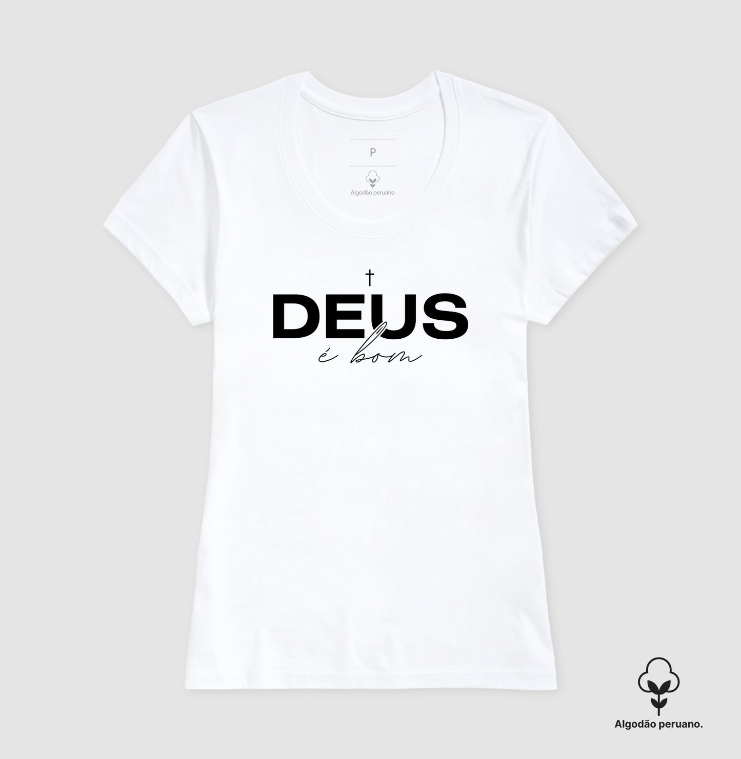 Camiseta premium Deus é bom