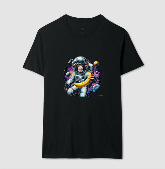 Camiseta tradicional macaco espacial