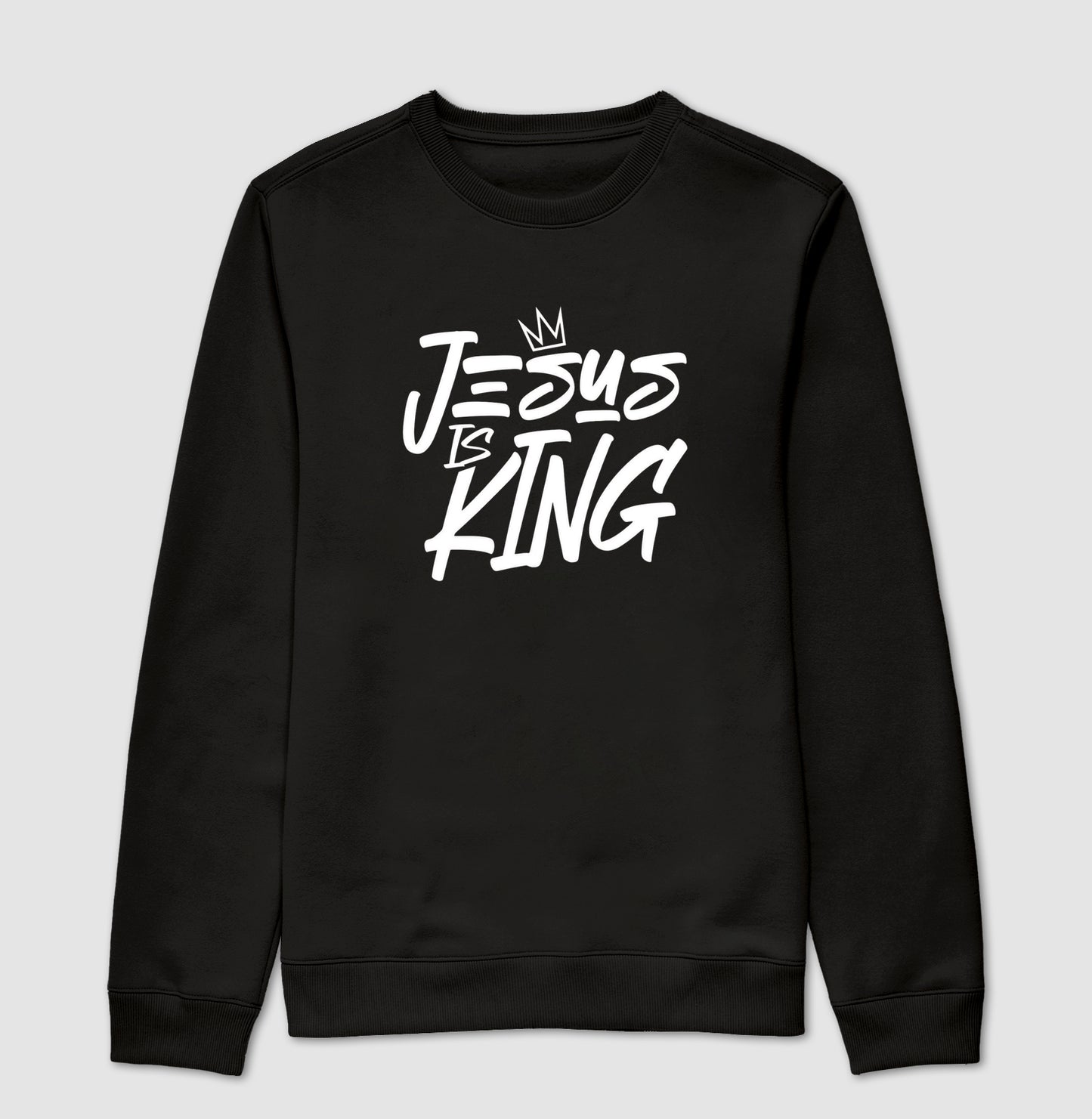 Moletom gola careca Jesus is King