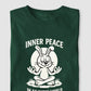 Camiseta tradicional Inner peace in an outer world