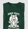 Camiseta tradicional Inner peace in an outer world