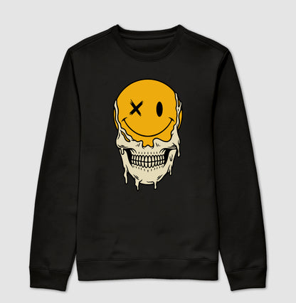 Moletom gola careca Happy Dead