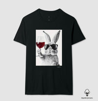 Camiseta premium Sommelier Bunny