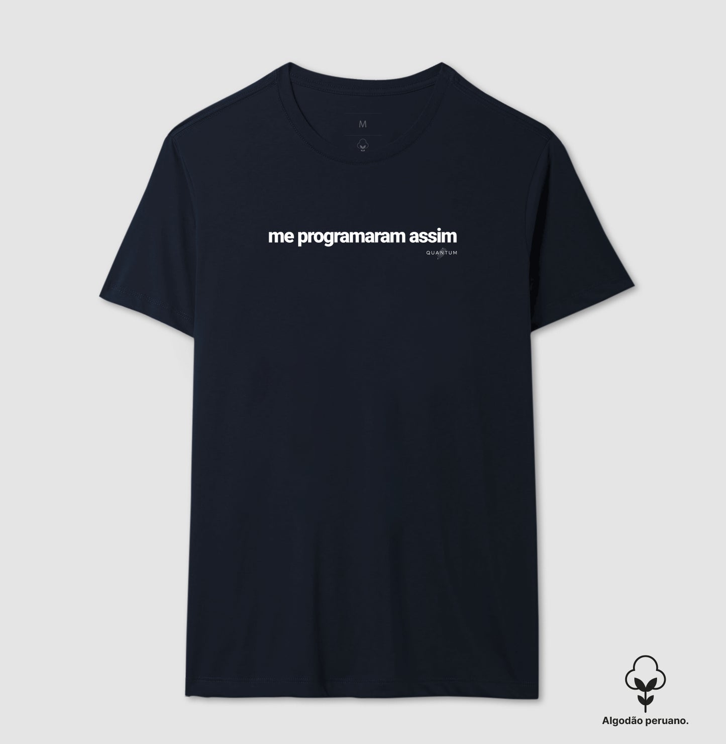 Camiseta premium Me programaram assim
