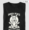 Camiseta premium Inner peace in an outer world