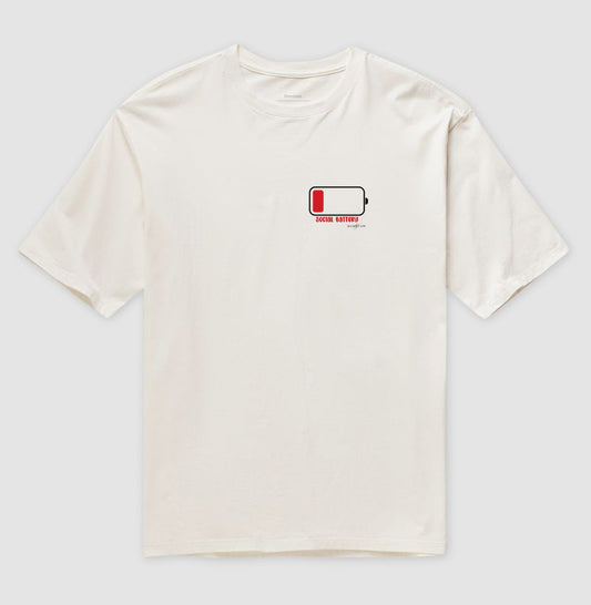 Camiseta Oversized Social Battery
