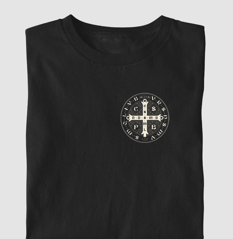 Camiseta tradicional Medalha de São Bento