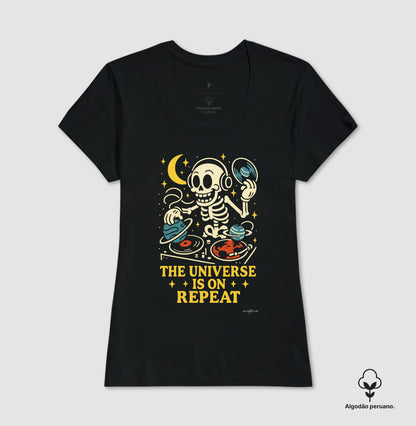 Camiseta premium The universe is on repeat
