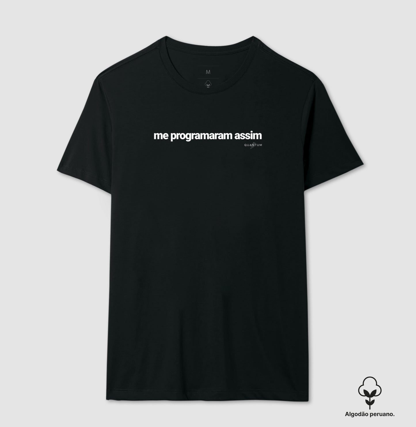 Camiseta premium Me programaram assim