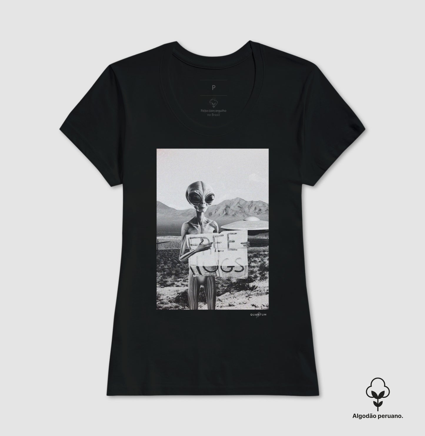 Camiseta Premium Abraço Intergaláctico