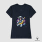 Camiseta premium macaco espacial