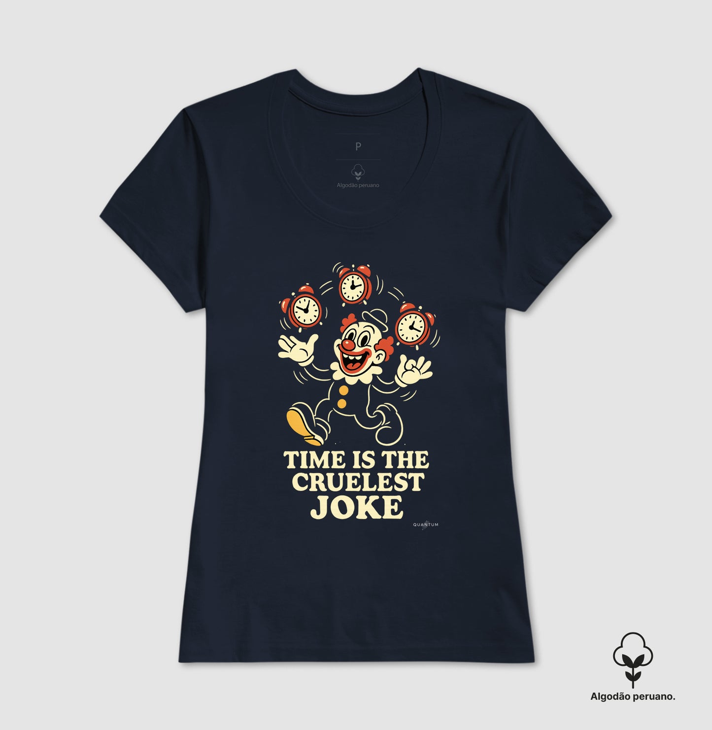 Camiseta premium Time is the cruelest joke