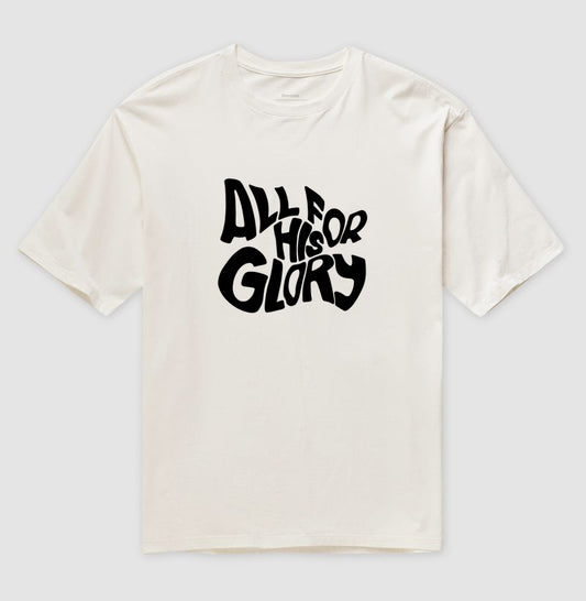 Camiseta oversized All For His Glory
