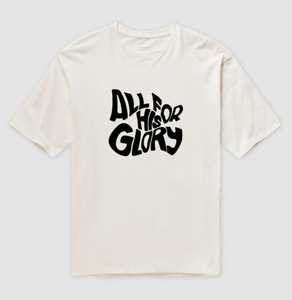 Camiseta oversized All For His Glory