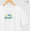 Camiseta Premium Coração Brasileiro