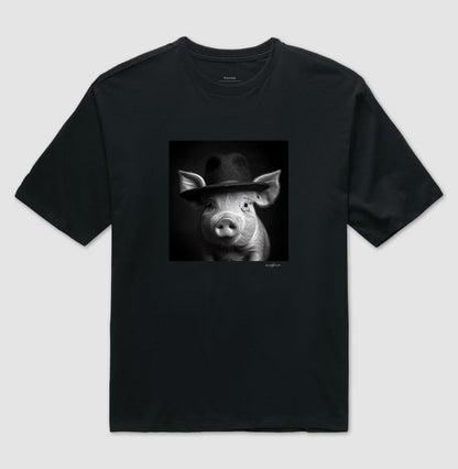 Camiseta Oversized Bacon Boss