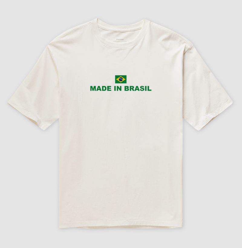 Camiseta Oversized Made In Brasil