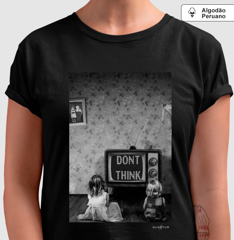 Camiseta premium Não Pense