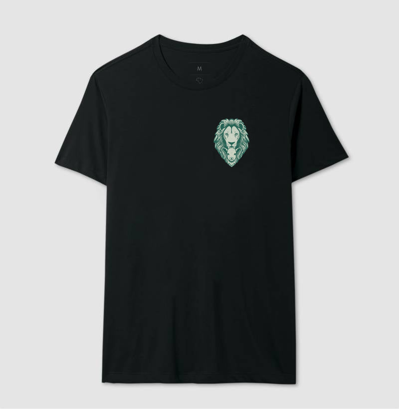 Camiseta tradicional Leão e Cordeiro