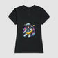 Camiseta tradicional macaco espacial