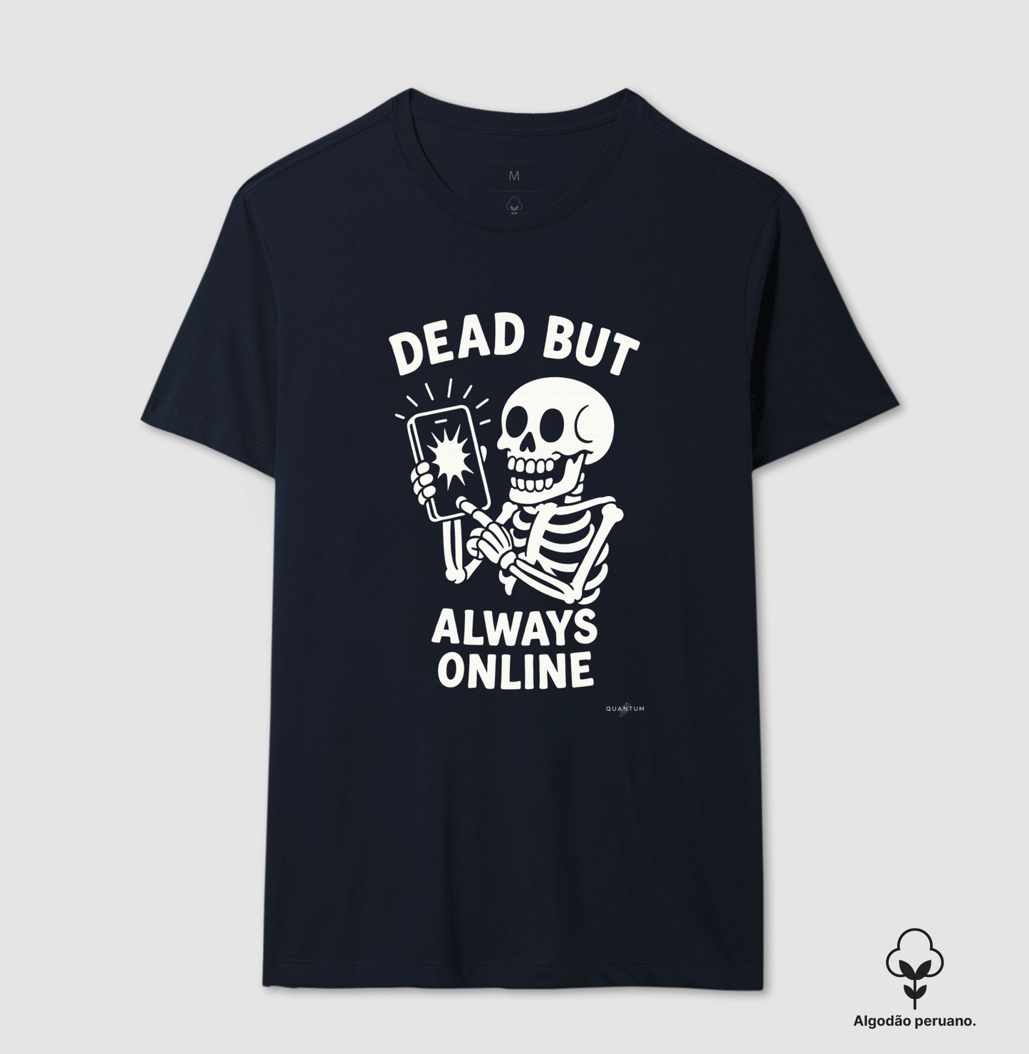 Camiseta premium Dead but always online