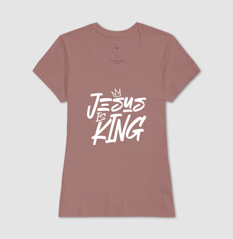 Camiseta tradicional Jesus is King