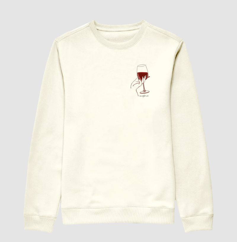 Moletom gola careca Wine not?