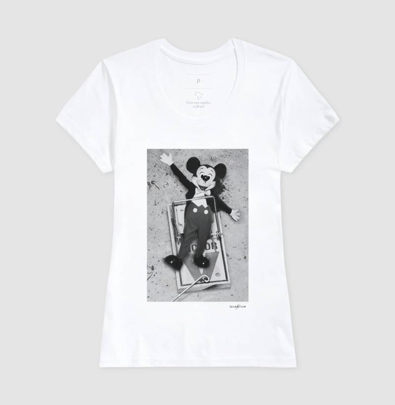 Camiseta Tradicional Game Over, Mickey!