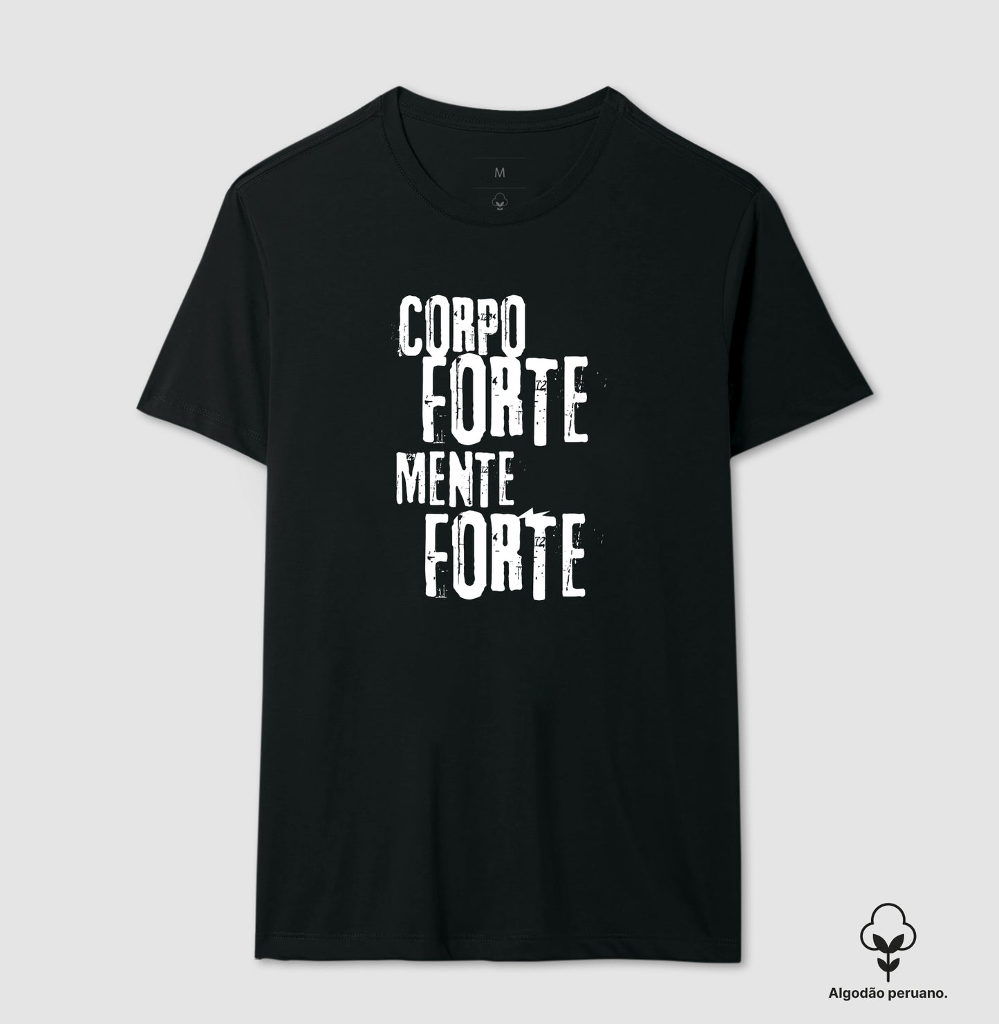 Camiseta premium Corpo forte, mente forte