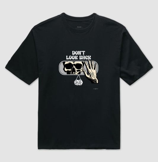 Camiseta oversized Don't look back