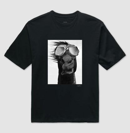 Camiseta Oversized Cool Horse