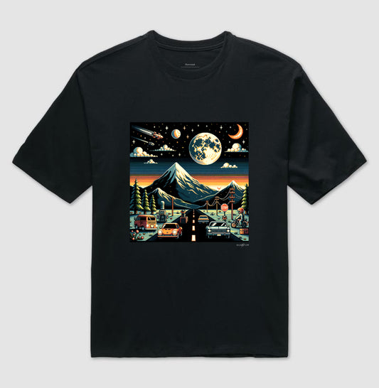 Camiseta oversized Game retrô