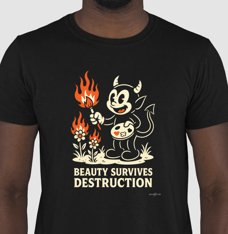 Camiseta tradicional Beauty survives