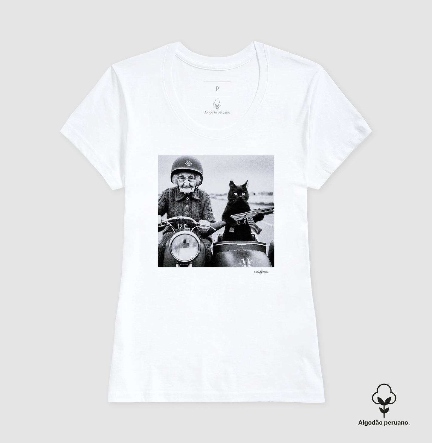 Camiseta Premium Black Cat Command