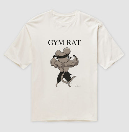 Camiseta Oversized Gym Rat