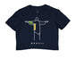 Camiseta Cropped Deus é Brasileiro