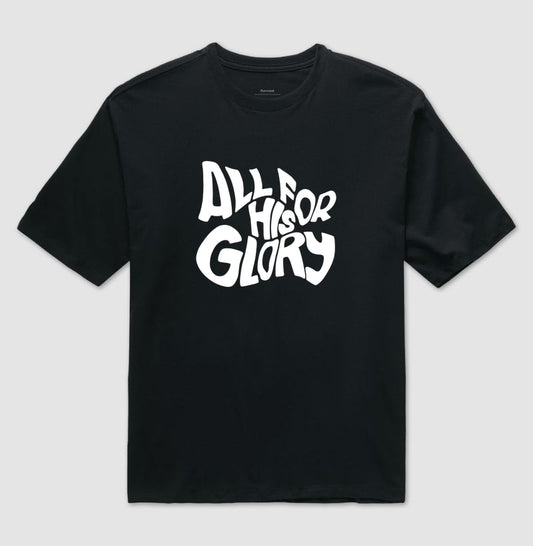 Camiseta oversized All For His Glory