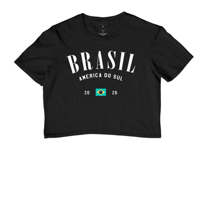 Camiseta Cropped América do Sul