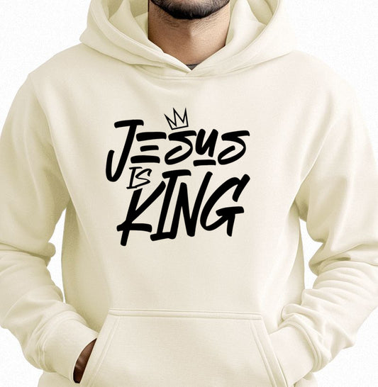 Moletom com capuz Jesus is King