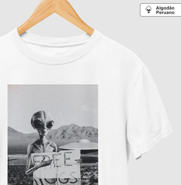 Camiseta premium Abraço Intergaláctico