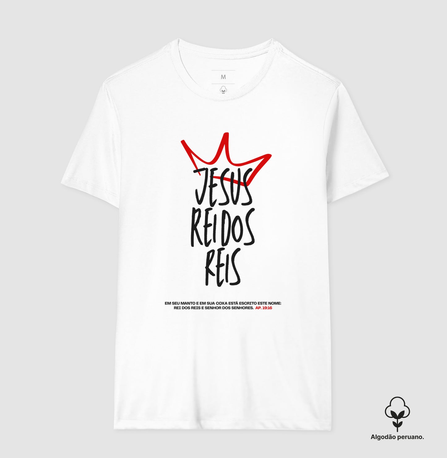 Camiseta premium Jesus Rei dos Reis