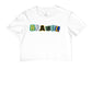 Camiseta Cropped Colagem