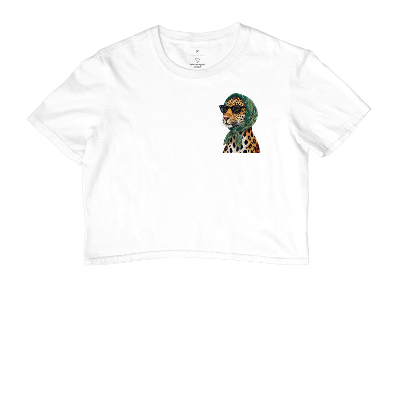 Camiseta Cropped Onça