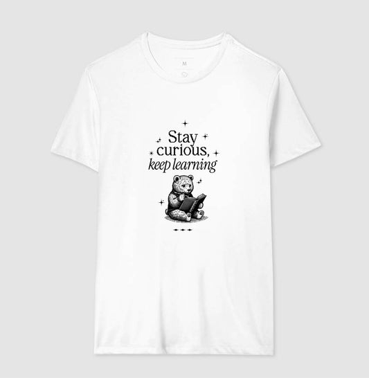 Camiseta tradicional Stay curious
