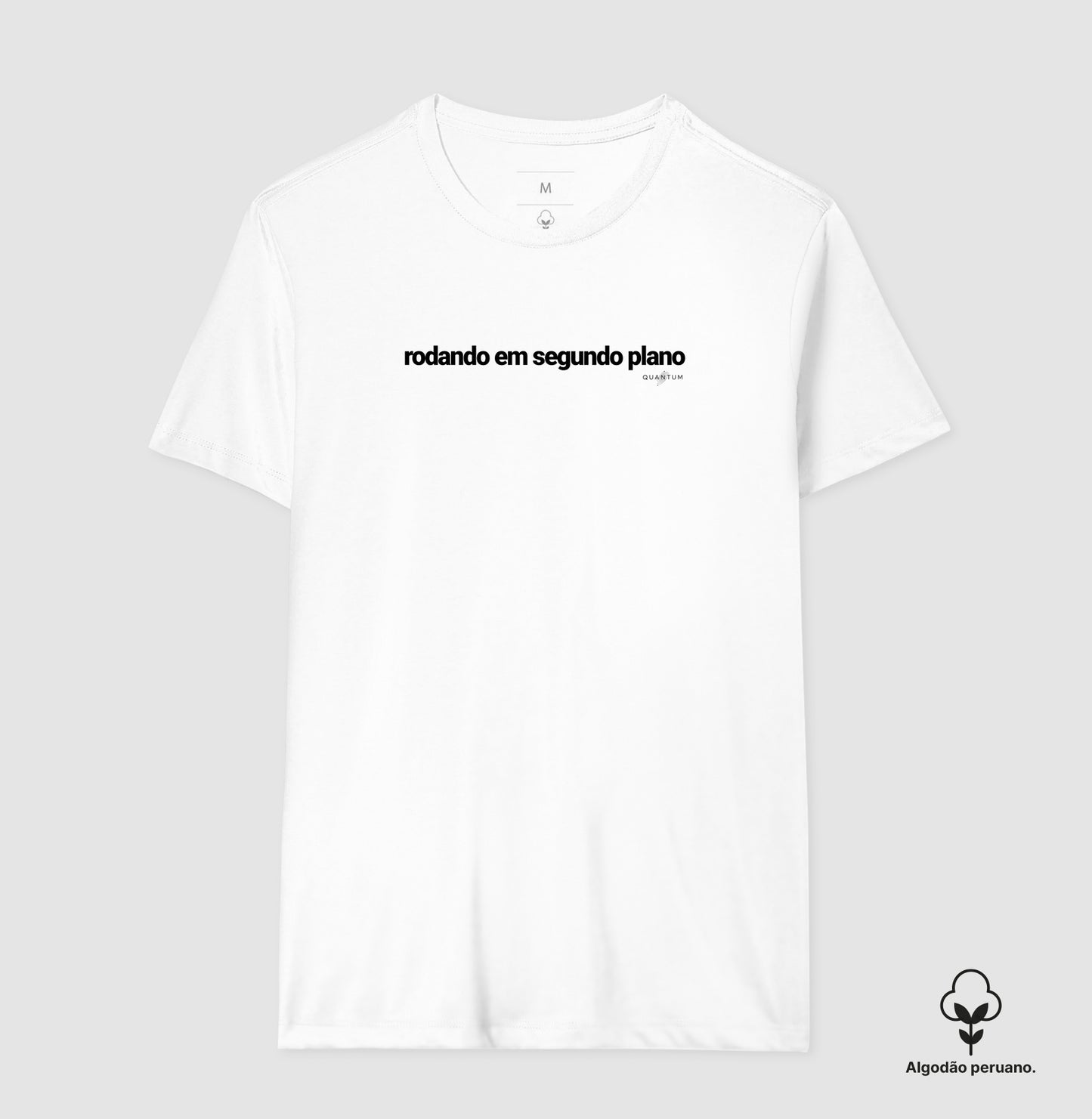Camiseta premium Rodando em segundo plano